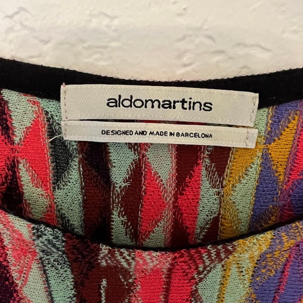 Aldomartins Anthropologie Women's Marbella Knit Tank Top M Nouveau Stripe - Picture 9 of 10